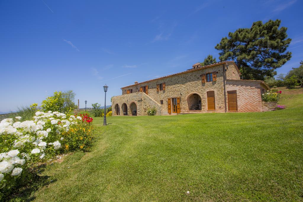 Villa Tenuta Angelici Winery Casa Contea With Pool And Panoramic Pool Cortona Terontola Zimmer foto